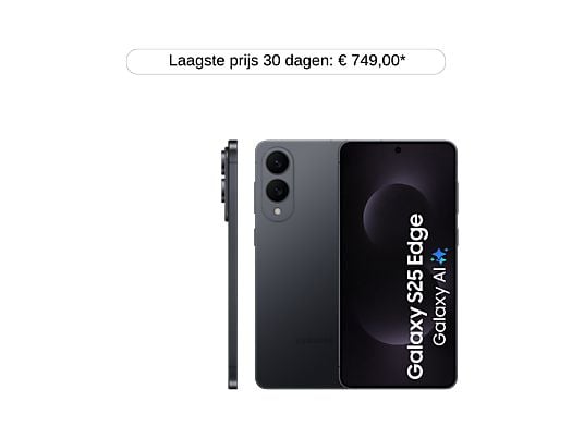SAMSUNG Galaxy S25 Edge - 256 GB Jet Black