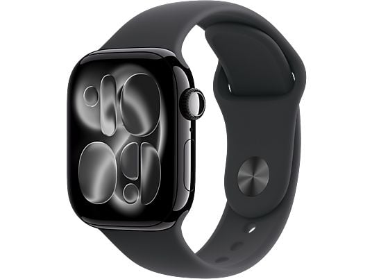 APPLE Watch Series 11 GPS - 42 mm Aluminium Case - Black Sport Band S/M Smartwatch Jet Black